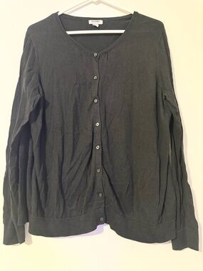 Old Navy Black Button-Down Cardigan